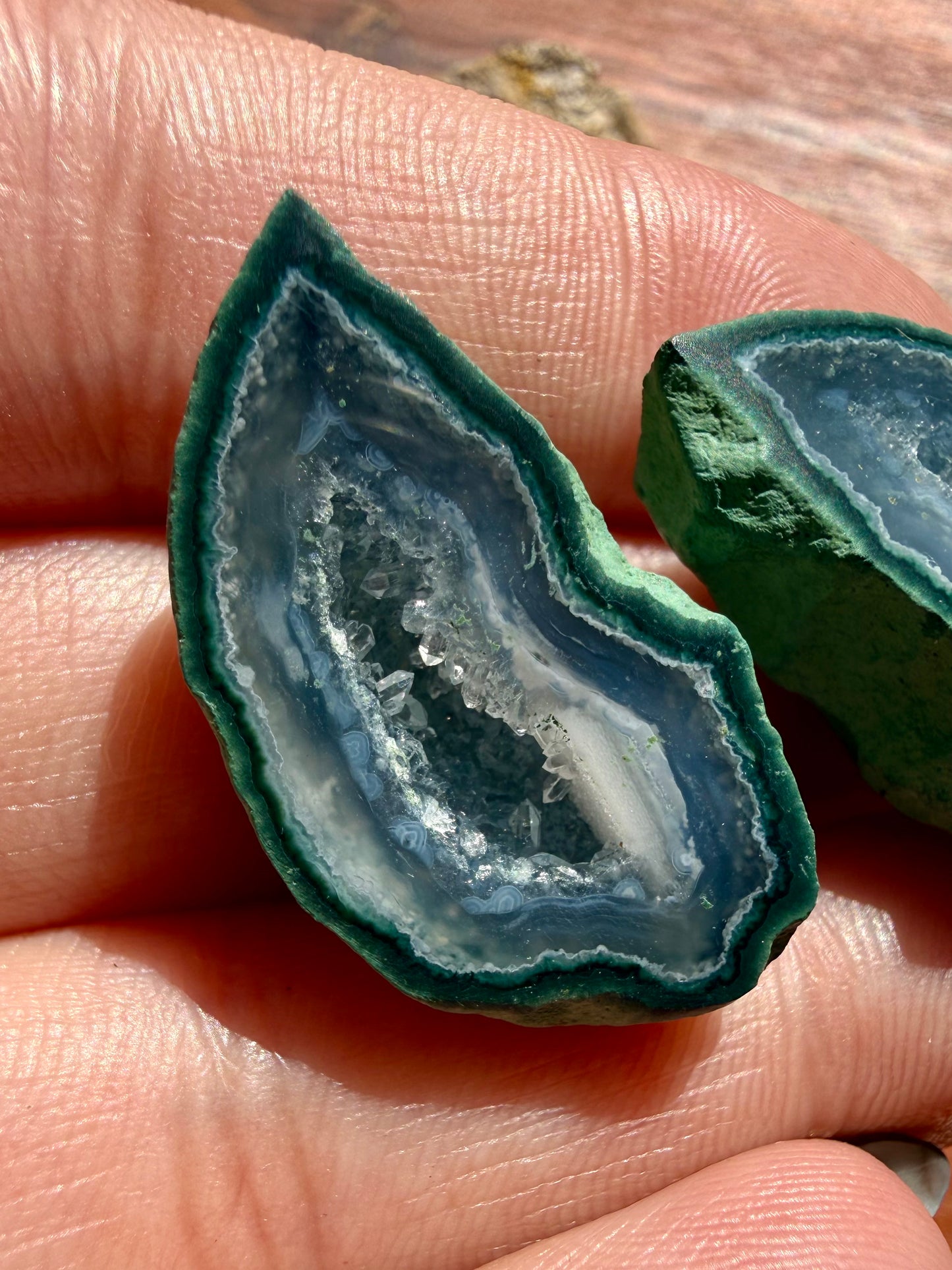 TOBASCO AGATE GEODE PAIR