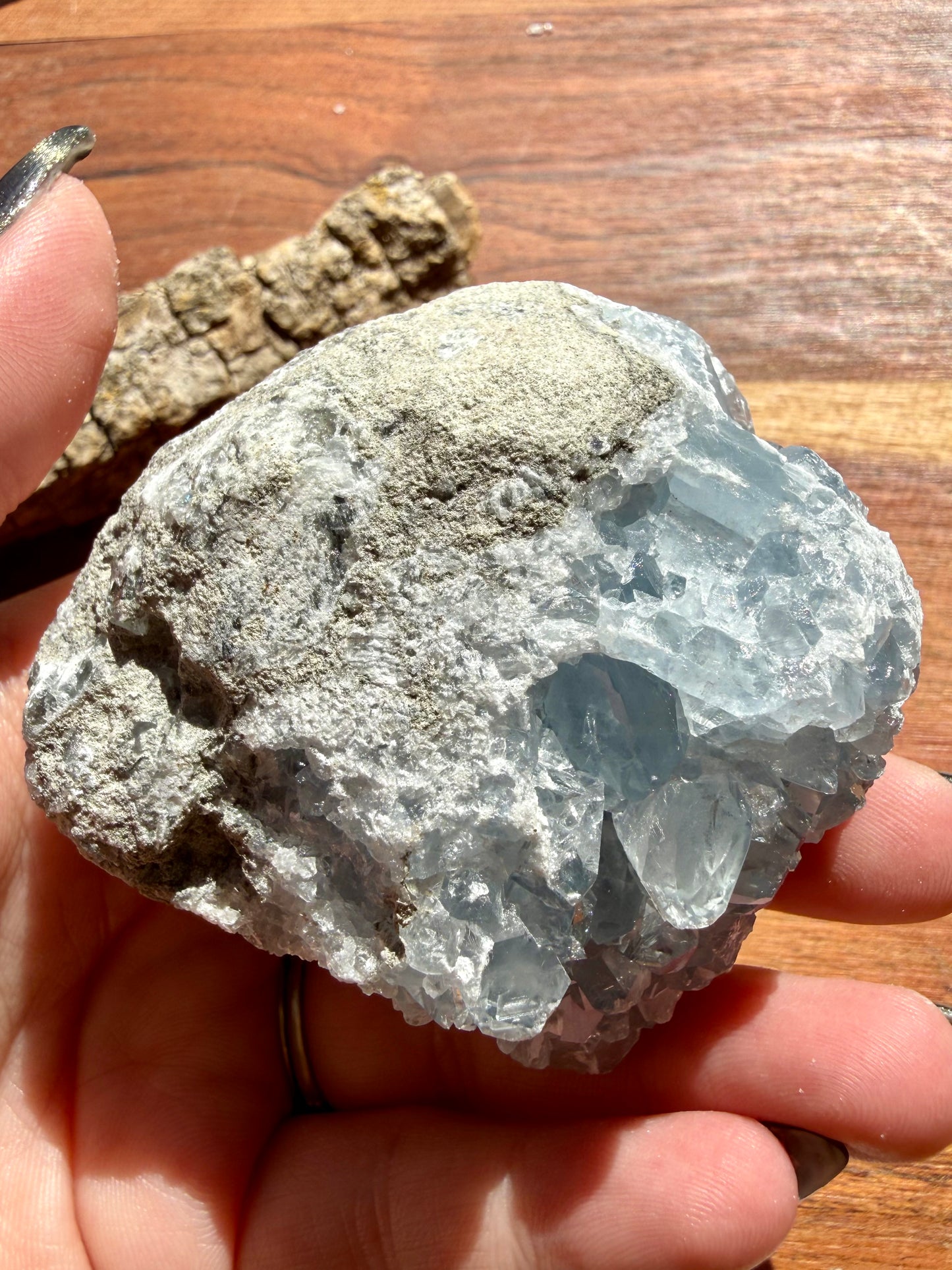 RAW CELESTITE CLUSTER