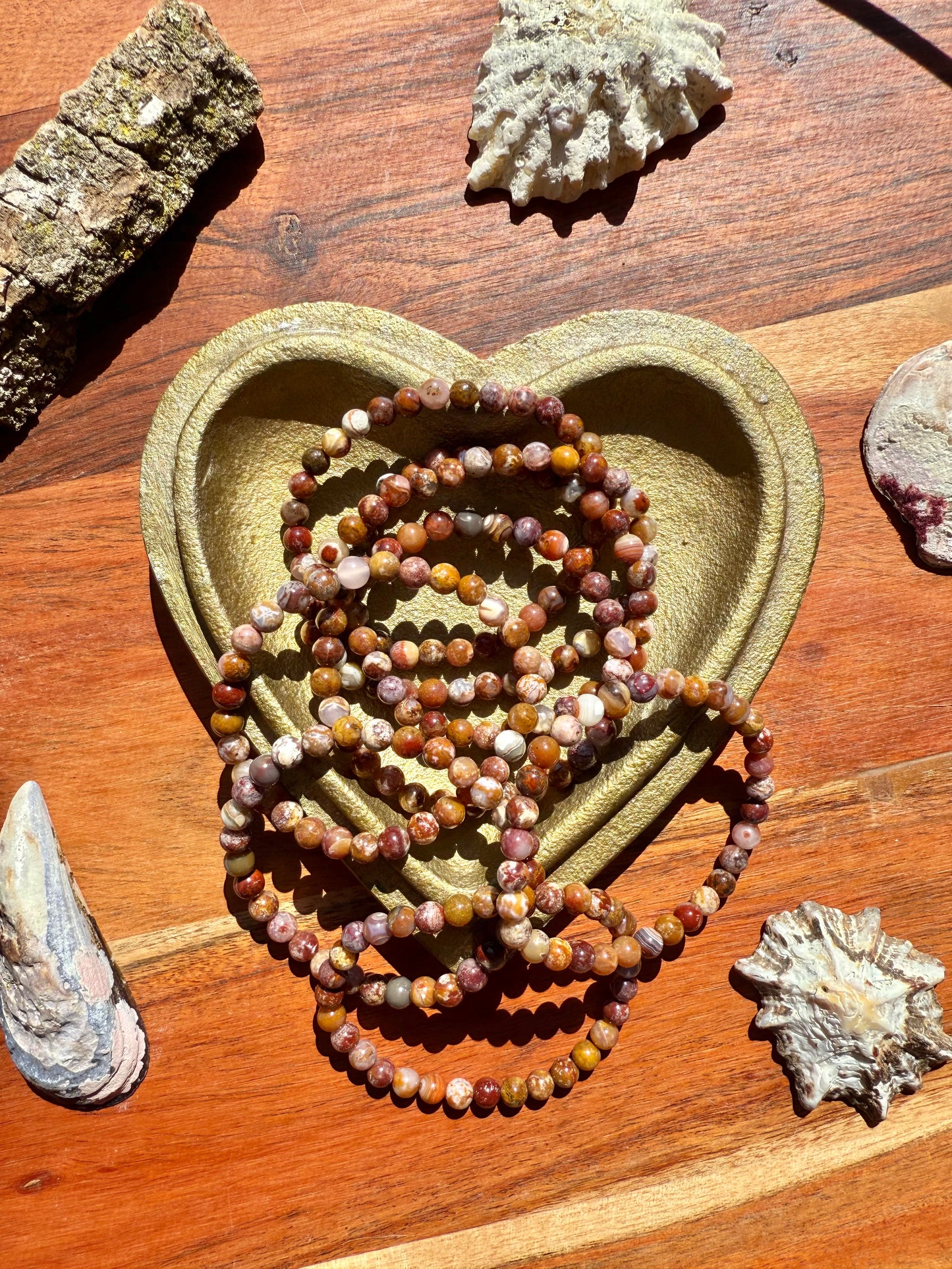 HIGH QUALITY AGUA NUEVA AGATE BRACELET 5MM