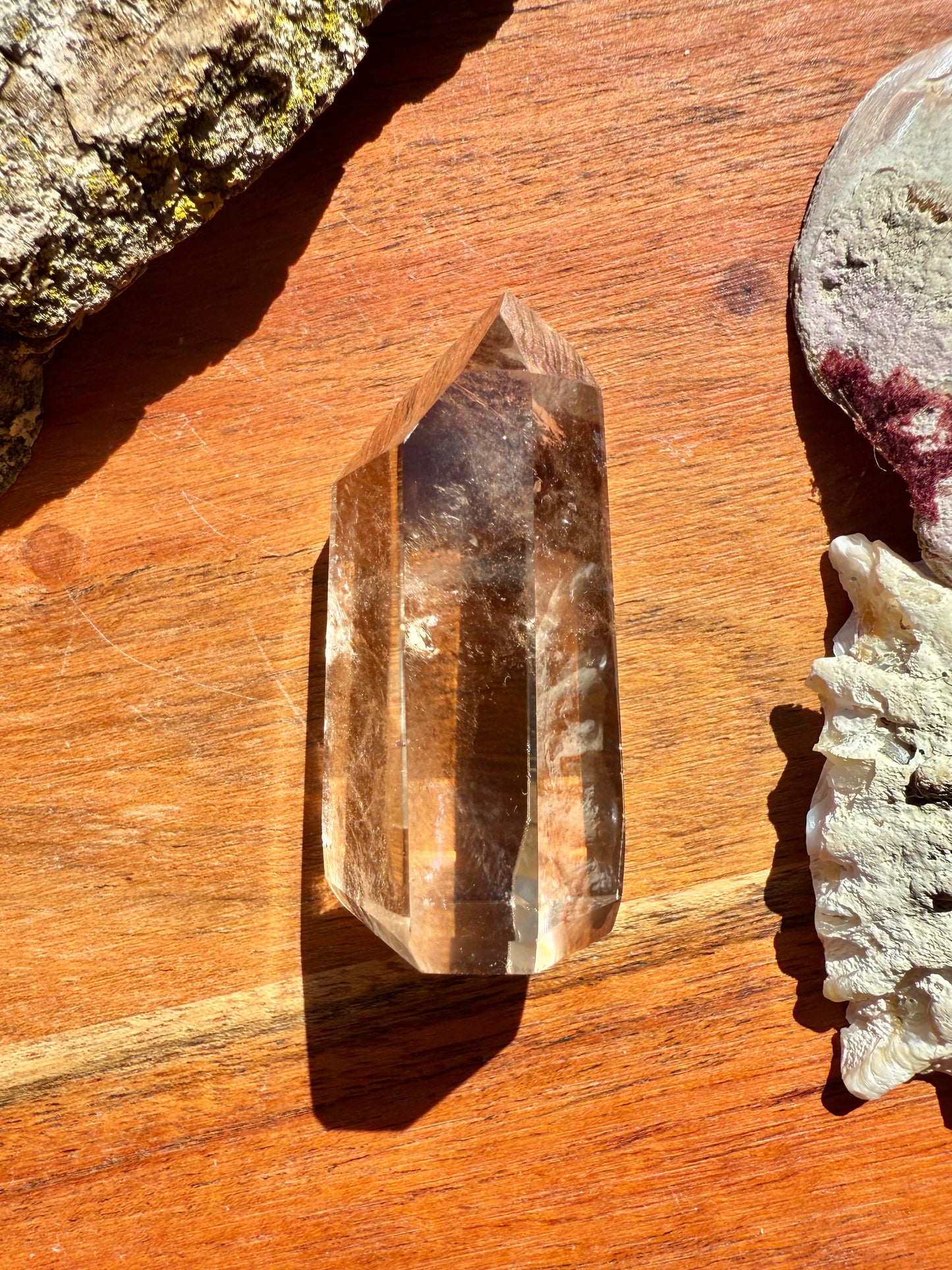 HIGH QUALITY SMOKY QUARTZ TOWER FROM BRAZIL