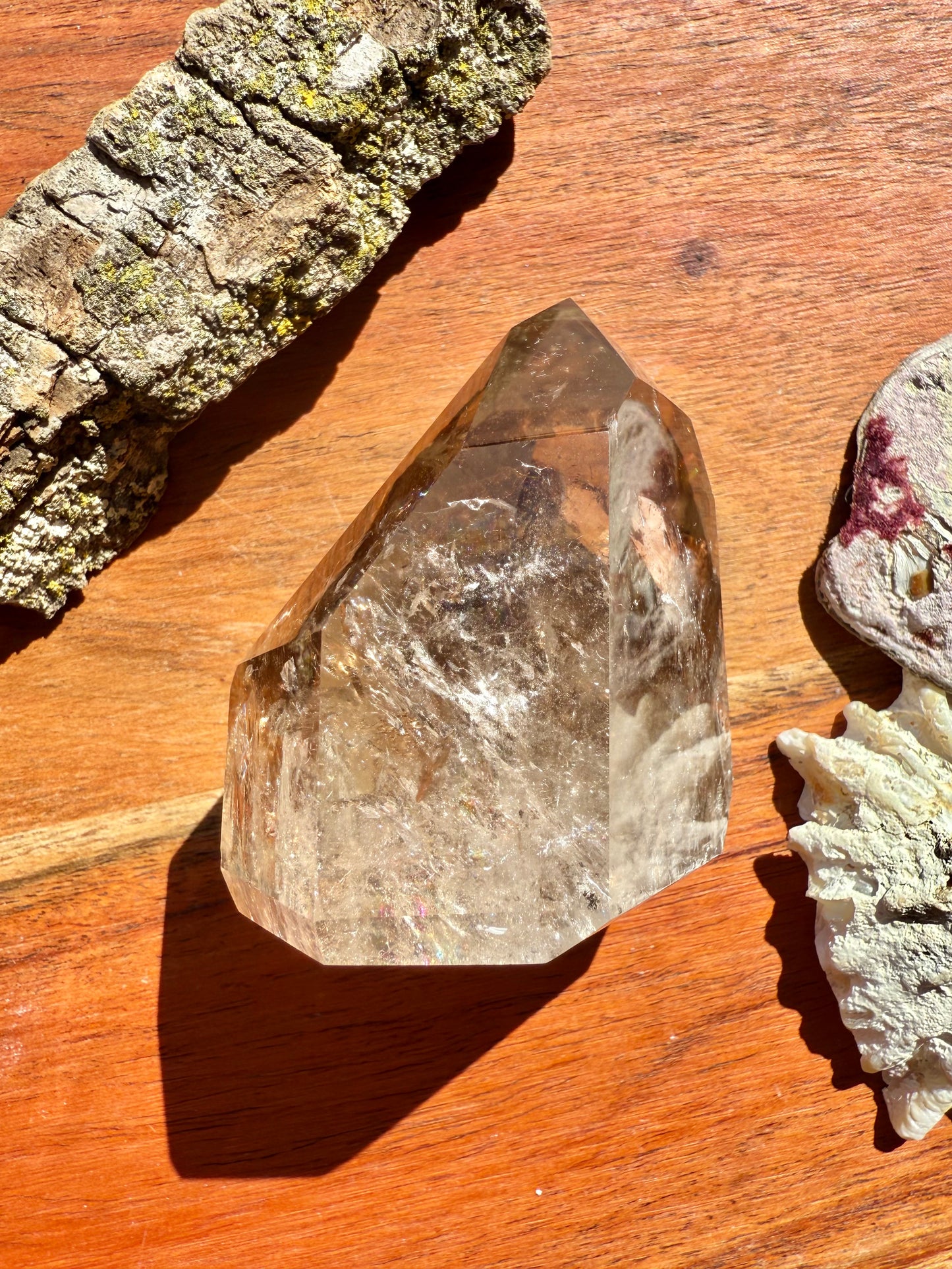 HIGH QUALITY SMOKY QUARTZ POINT FROM BRAZIL
