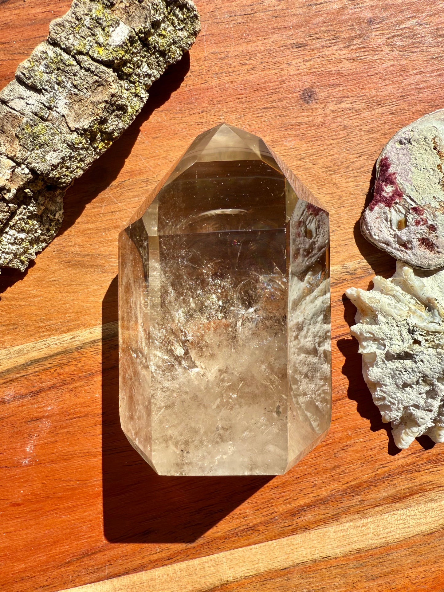 HIGH QUALITY SMOKY QUARTZ POINT FROM BRAZIL
