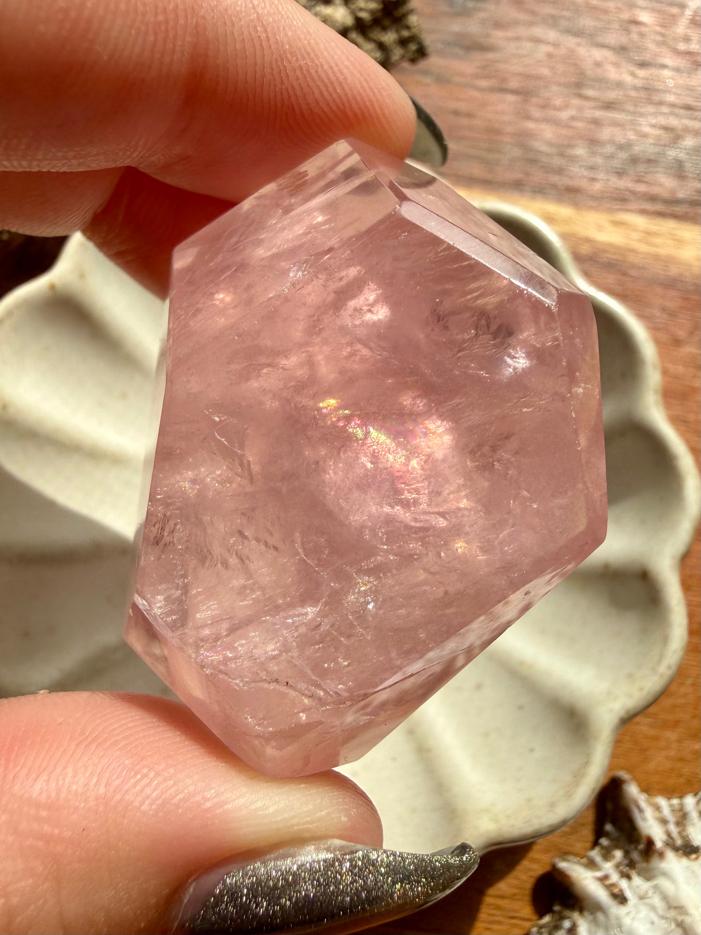 HIGH QUALITY BRAZILIAN ROSE QUARTZ FREEFORM