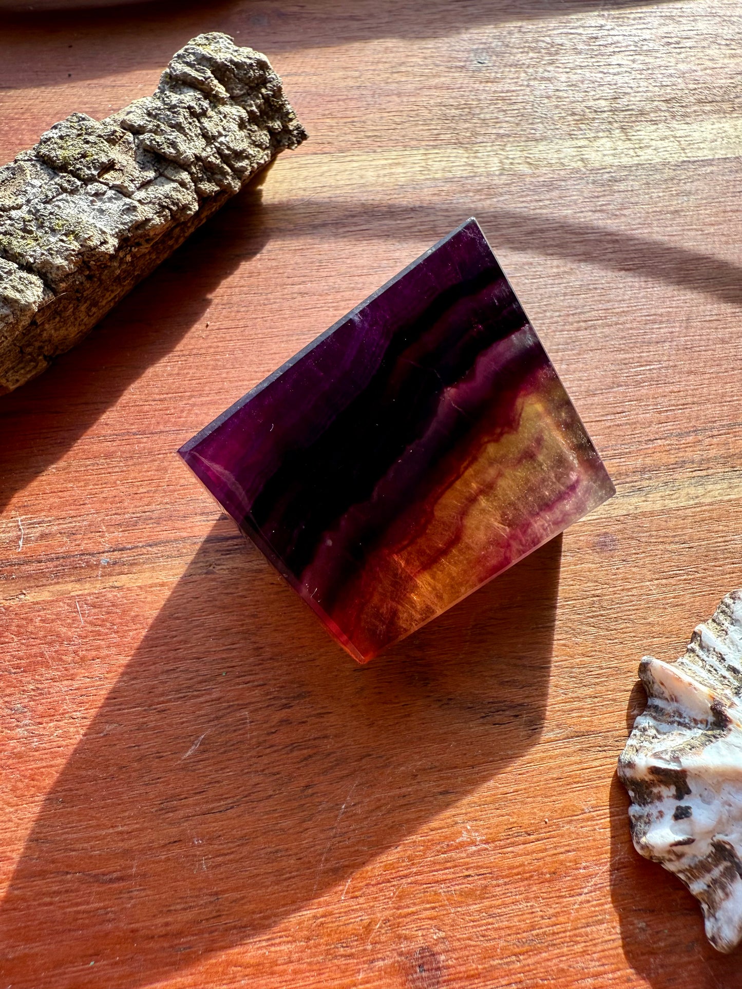 BANDED CANDY FLUORITE FREEFORM