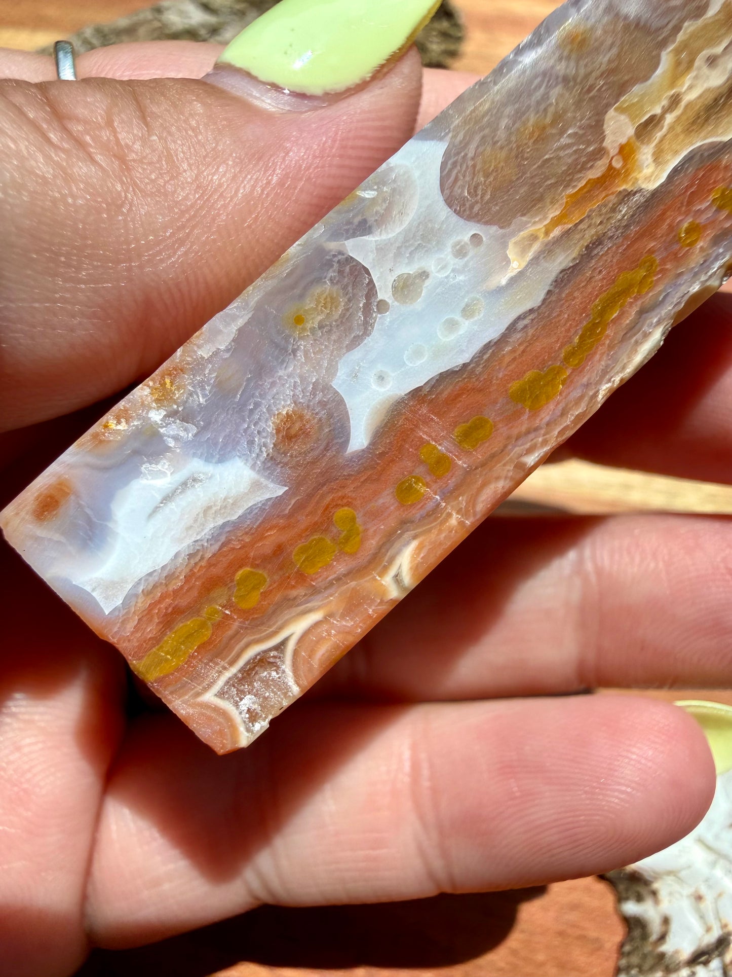 ASYMMETRICAL PINK OCEAN JASPER TOWER