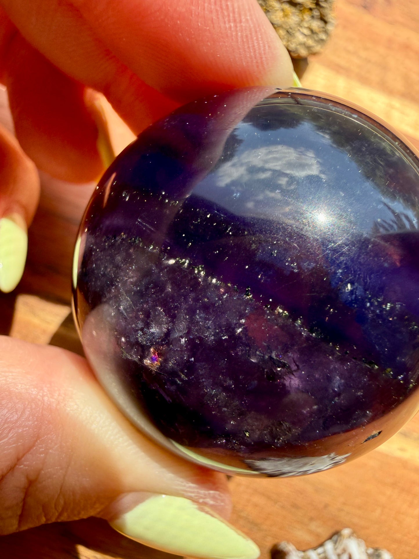 GALAXY FLUORITE (PYRITE + FLUORITE) SPHERE