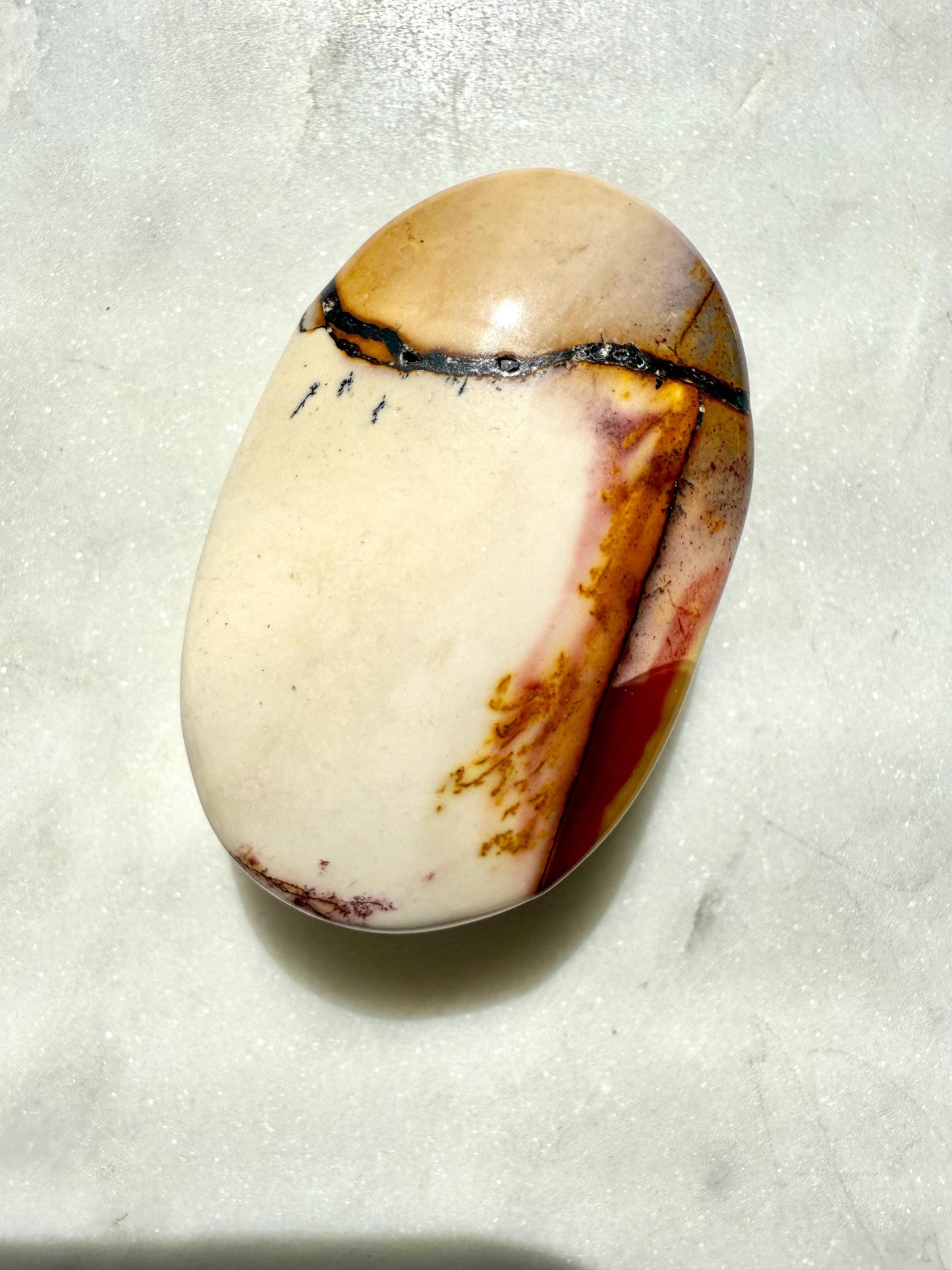 Mookaite Palm Stone || Mookaite Crystal Palm Stone || Gift for Crystal Lover || Grounding Crystal || Confidence Crystal || Crystal Gift