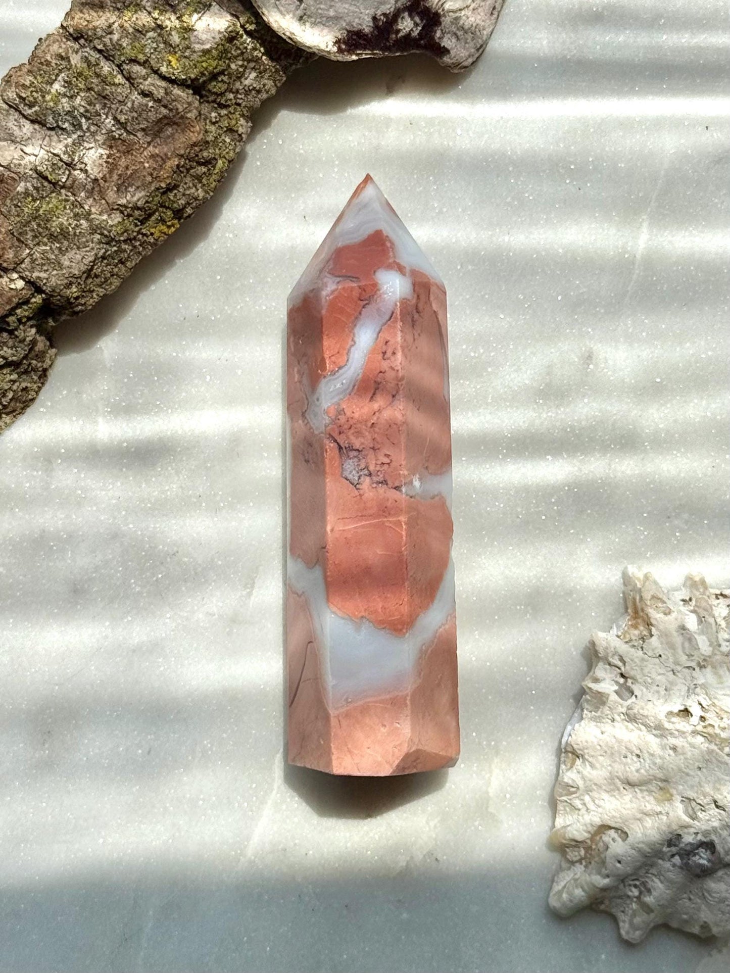 Cotton Candy Agate Tower | Cotton Candy Agate | Pink Agate Tower | Pink Agate | Crystal Tower | Gift for Crystal Lover | Pink Crystal
