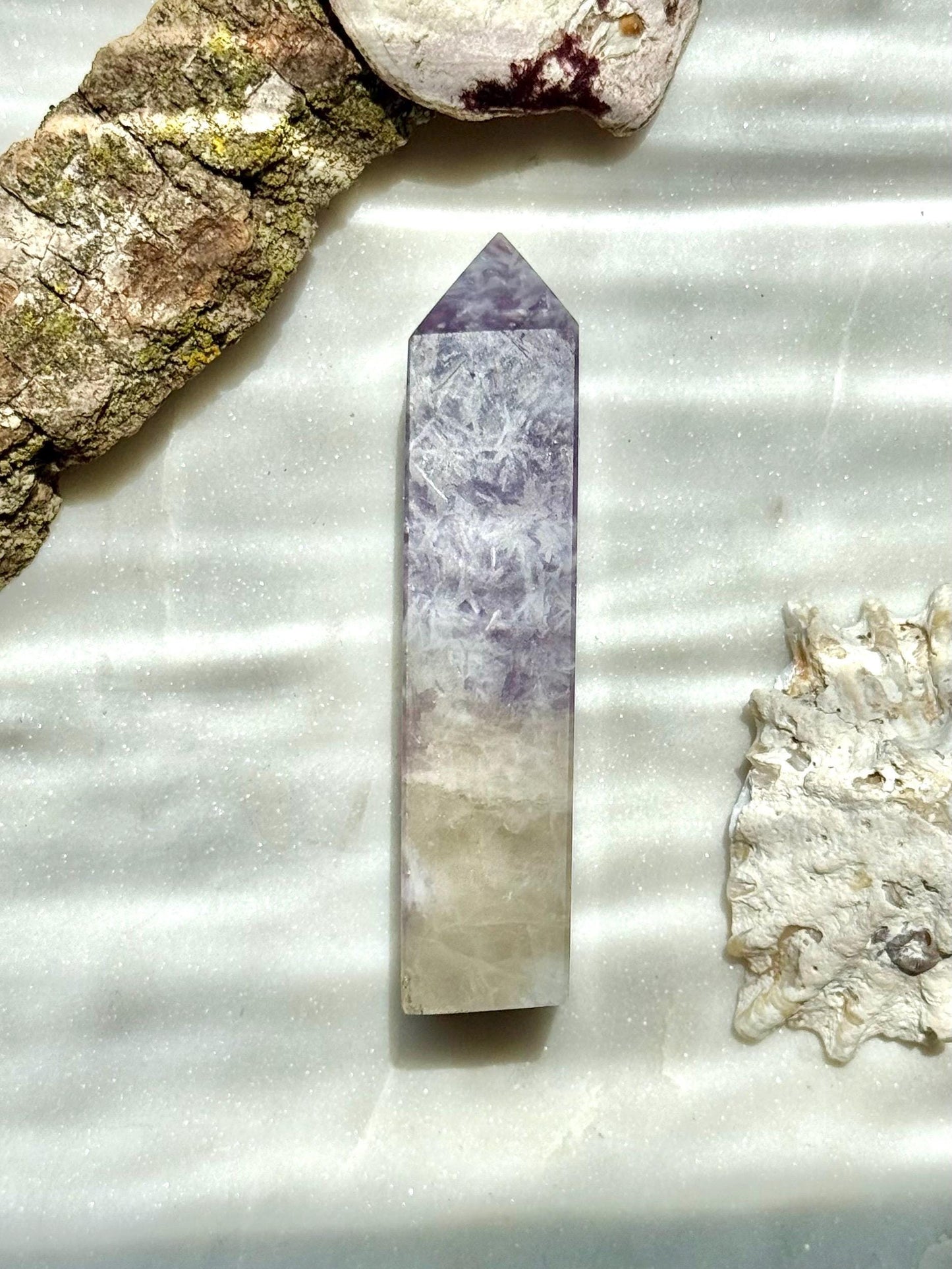 Unicorn Stone Tower | Unicorn Stone | Combo Mineral | Gift for Crystal Lover | Pink and Purple Crystal | Unique Crystal
