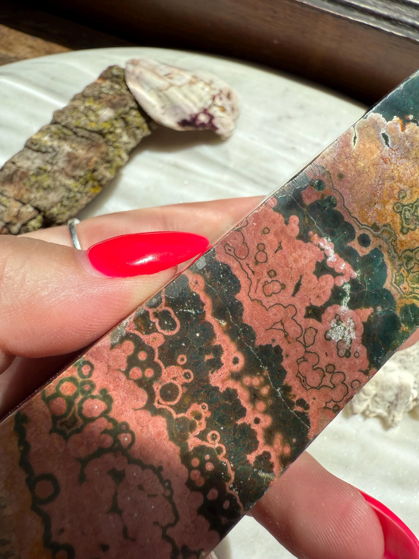 Pink Ocean Jasper Tower | Pink Sea Jasper Tower | Gift for Crystal Lover | Unique Crystal | Rare Crystal | Pink Crystal | Ocean Jasper Tower
