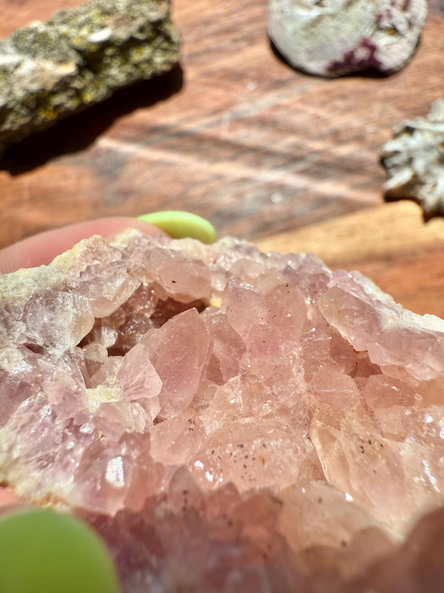 Pink Amethyst Cluster || Pink Amethyst Geode || Pink Amethyst || Raw Crystal Cluster || Crystal Geode || Pink Crystal || Crystal Lover Gift