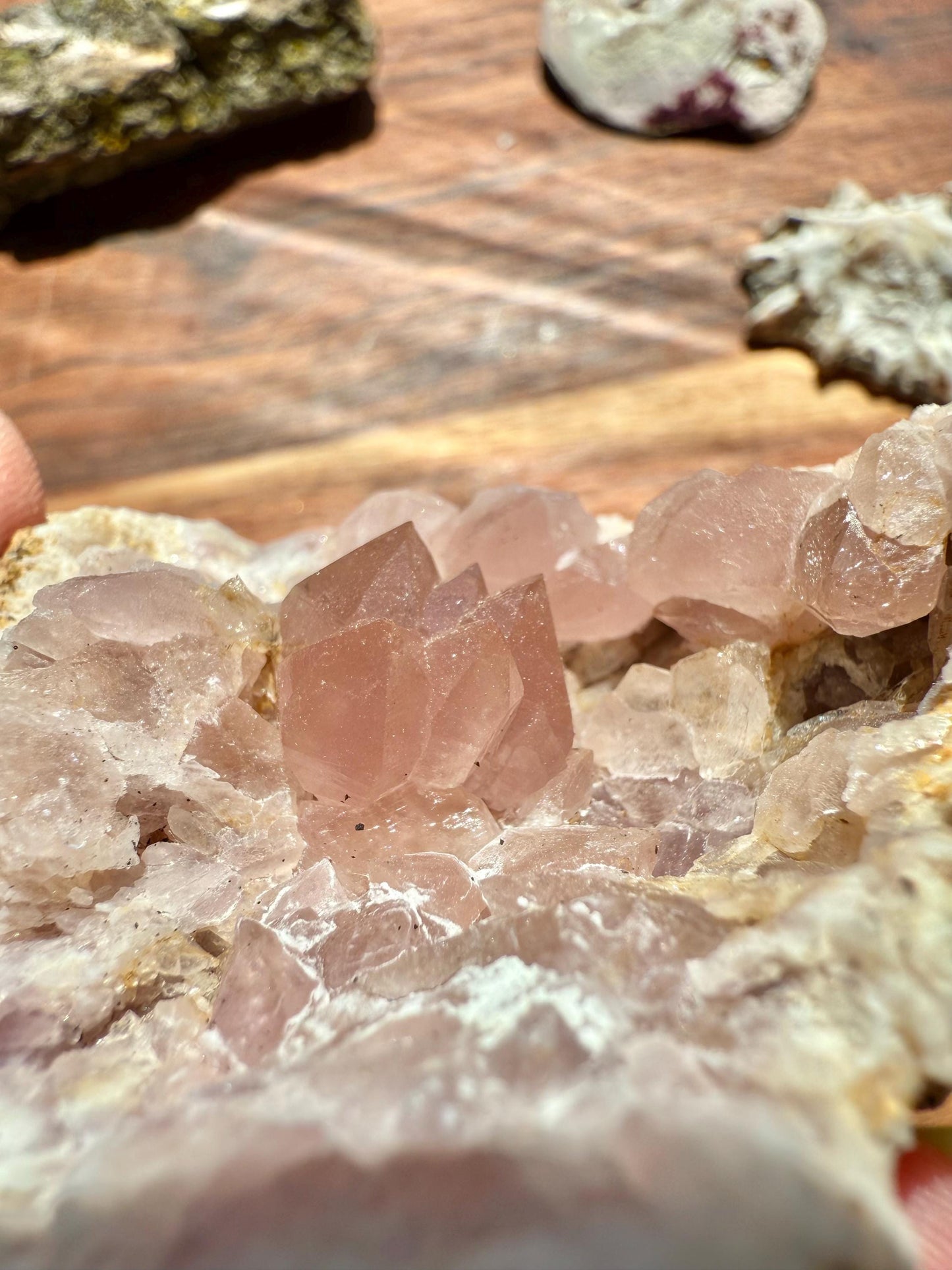 Pink Amethyst Cluster || Pink Amethyst Geode || Pink Amethyst || Raw Crystal Cluster || Crystal Geode || Pink Crystal || Crystal Lover Gift