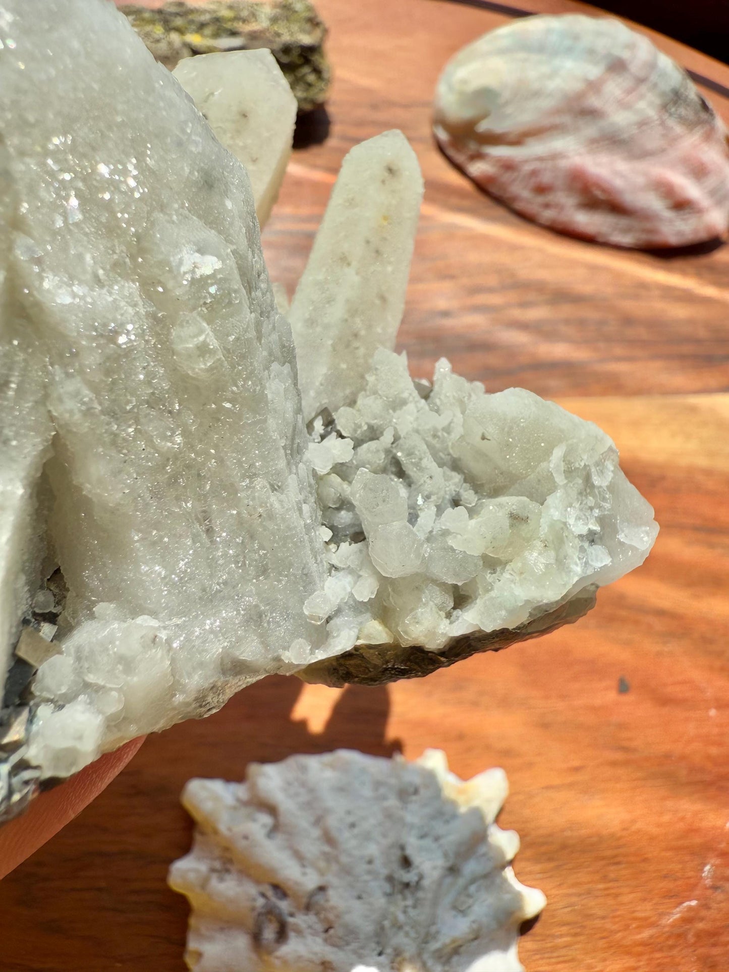 High Quality Calcite Covered Quartz with Pyrite from Mongolia || Calcite || Quartz || Pyrite || Raw Crystal Cluster || Combo Mineral