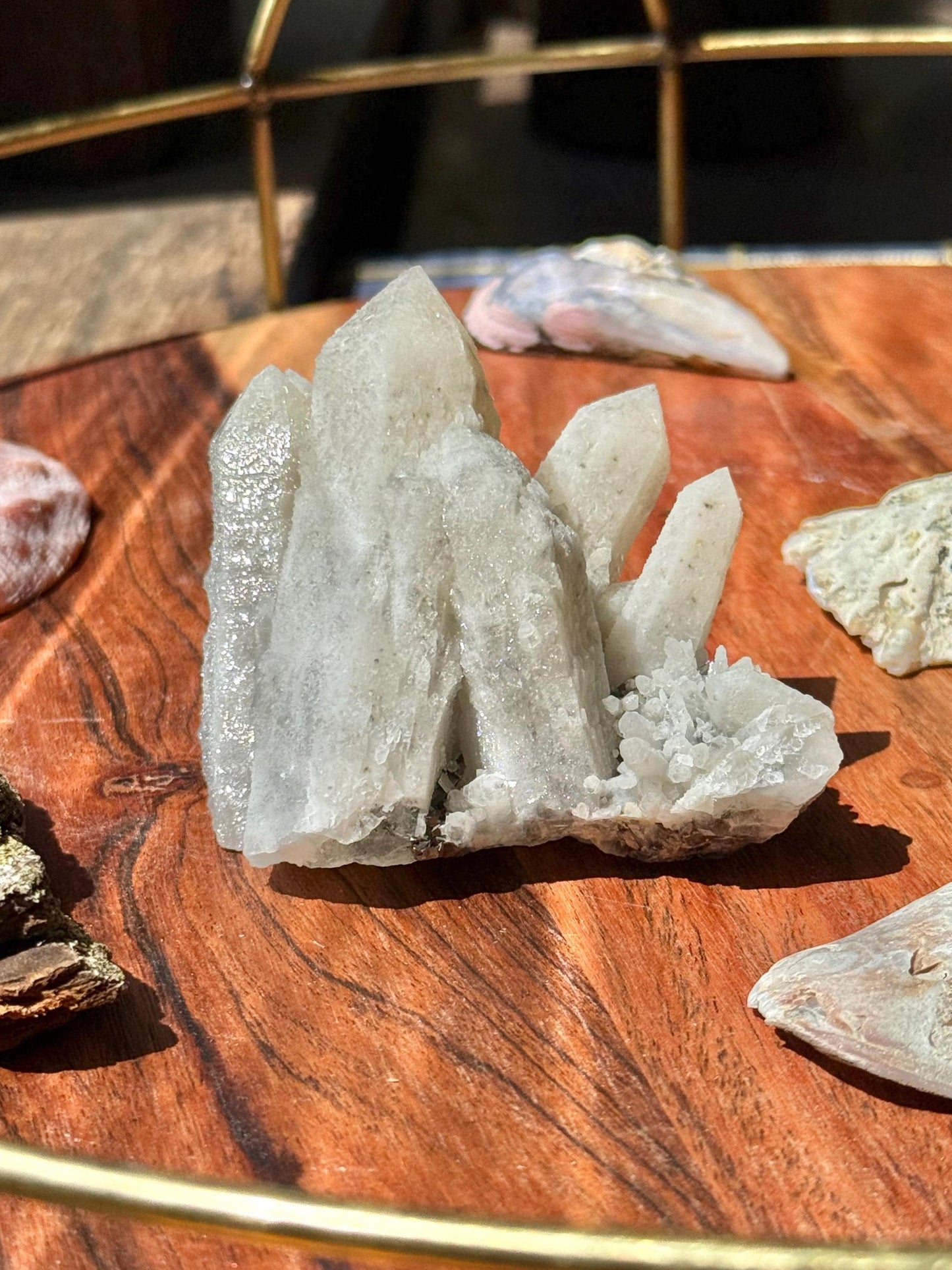 High Quality Calcite Covered Quartz with Pyrite from Mongolia || Calcite || Quartz || Pyrite || Raw Crystal Cluster || Combo Mineral