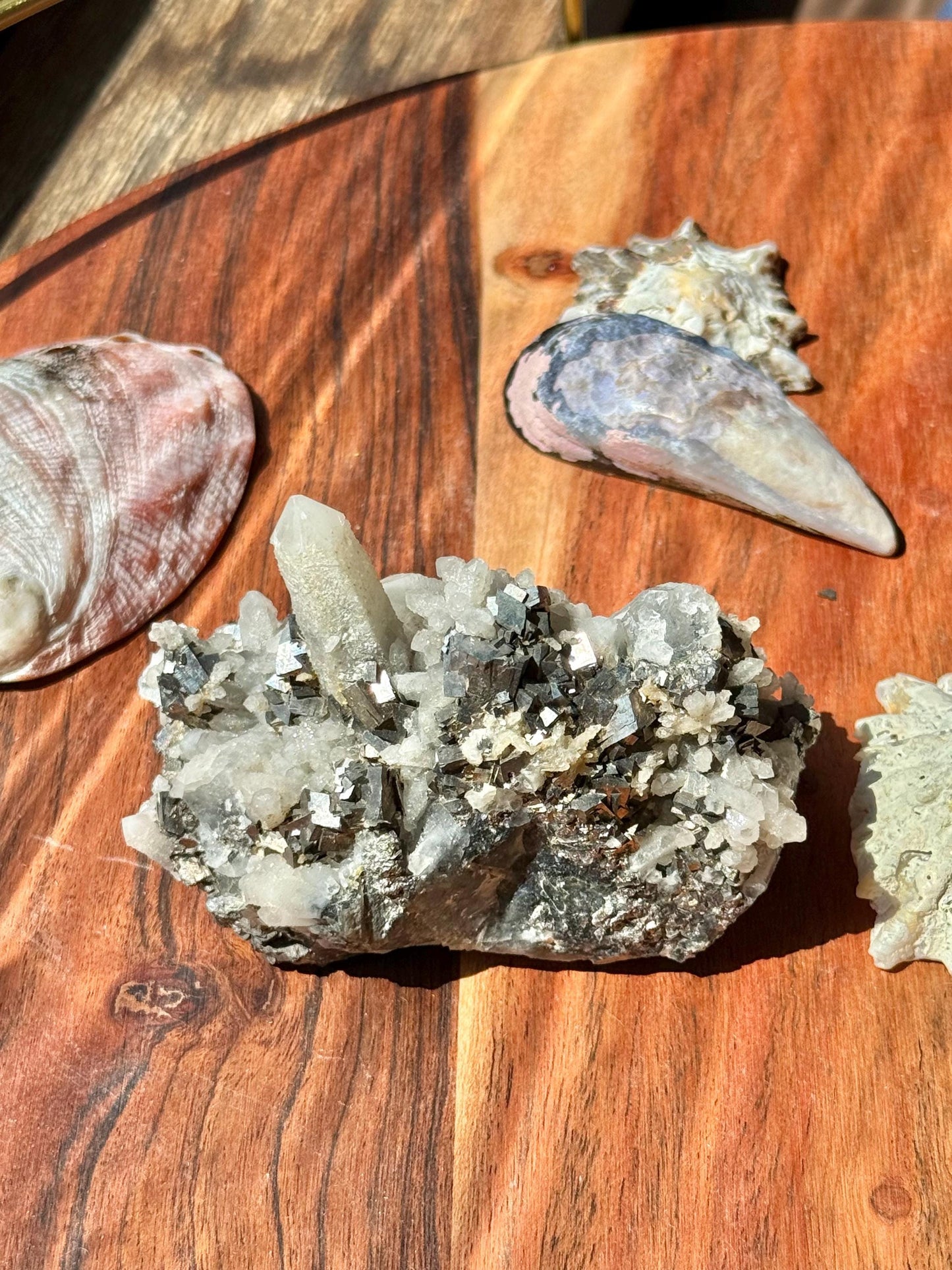 High Quality Calcite Covered Quartz with Pyrite from Mongolia || Calcite || Quartz || Pyrite || Raw Crystal Cluster || Combo Mineral