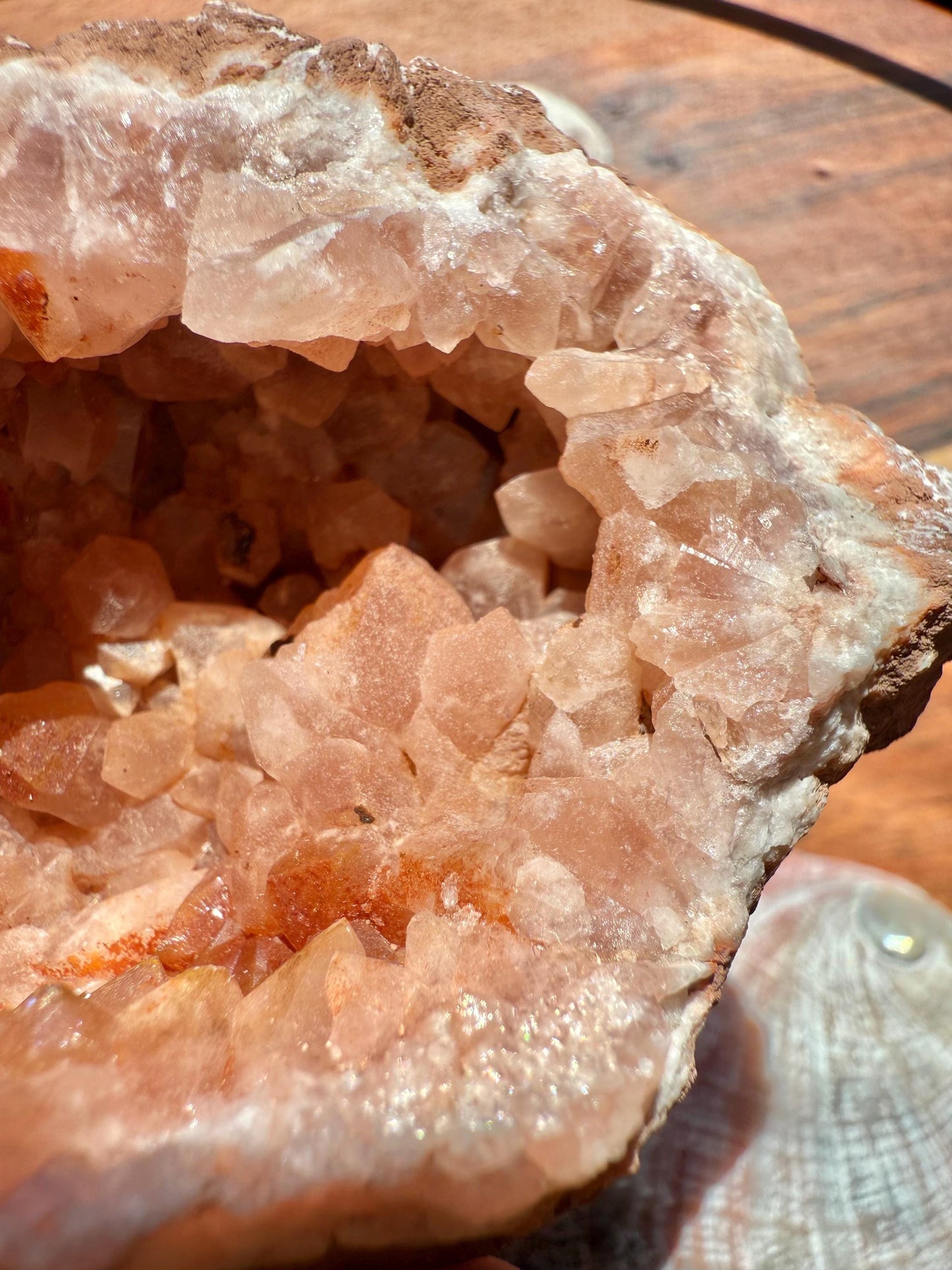 Pink Amethyst Cluster || Pink Amethyst Geode || Pink Amethyst || Raw Crystal Cluster || Crystal Geode || Pink Crystal || Crystal Lover Gift