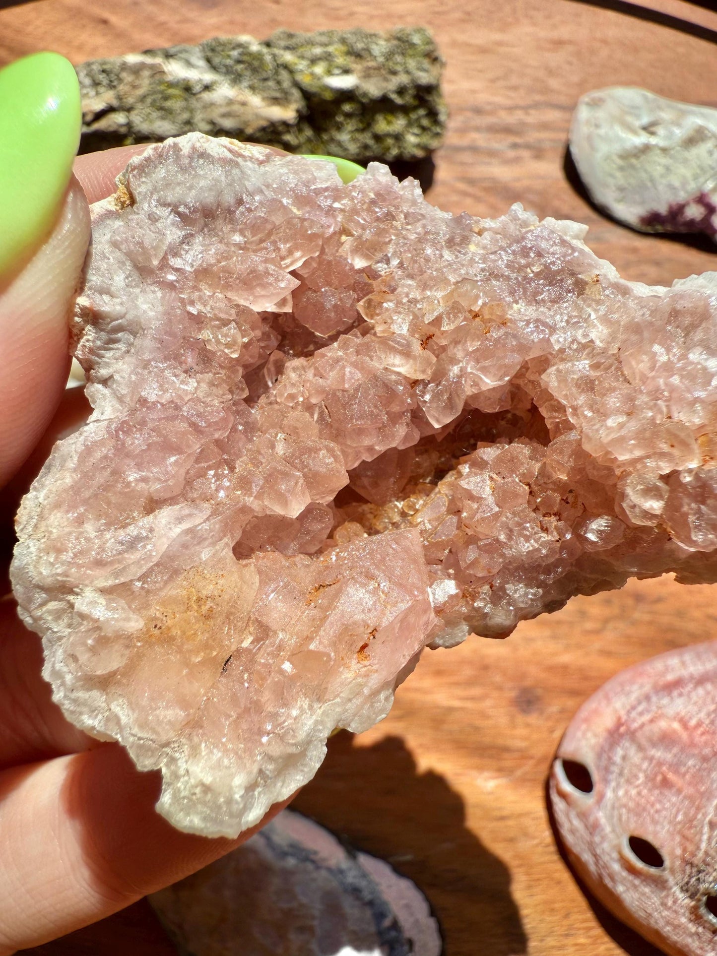 Pink Amethyst Cluster || Pink Amethyst Geode || Pink Amethyst || Raw Crystal Cluster || Crystal Geode || Pink Crystal || Crystal Lover Gift