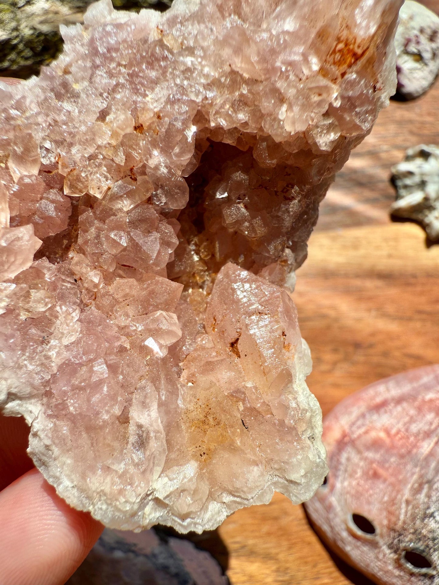Pink Amethyst Cluster || Pink Amethyst Geode || Pink Amethyst || Raw Crystal Cluster || Crystal Geode || Pink Crystal || Crystal Lover Gift
