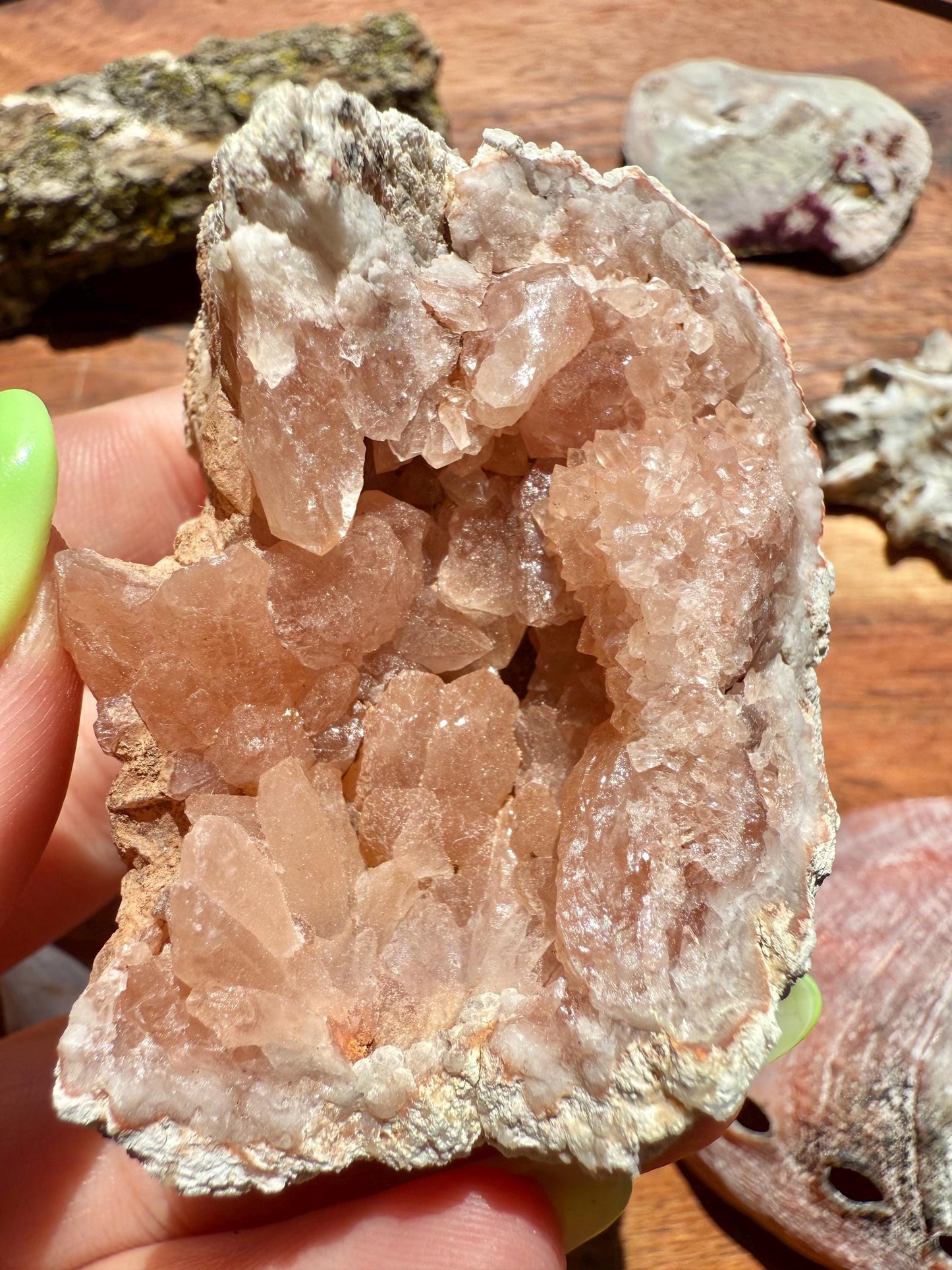 Pink Amethyst Cluster || Pink Amethyst Geode || Pink Amethyst || Raw Crystal Cluster || Crystal Geode || Pink Crystal || Crystal Lover Gift