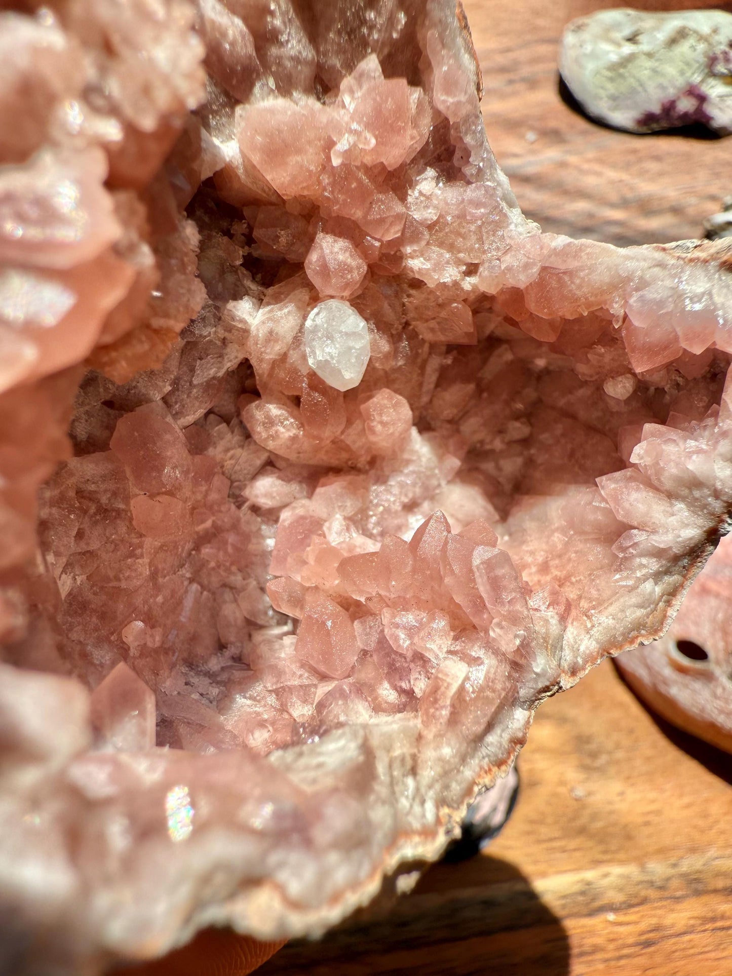 Pink Amethyst Cluster || Pink Amethyst Geode || Pink Amethyst || Raw Crystal Cluster || Crystal Geode || Pink Crystal || Crystal Lover Gift