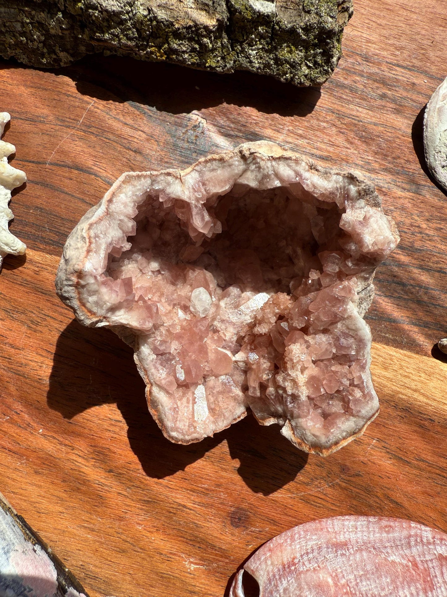 Pink Amethyst Cluster || Pink Amethyst Geode || Pink Amethyst || Raw Crystal Cluster || Crystal Geode || Pink Crystal || Crystal Lover Gift