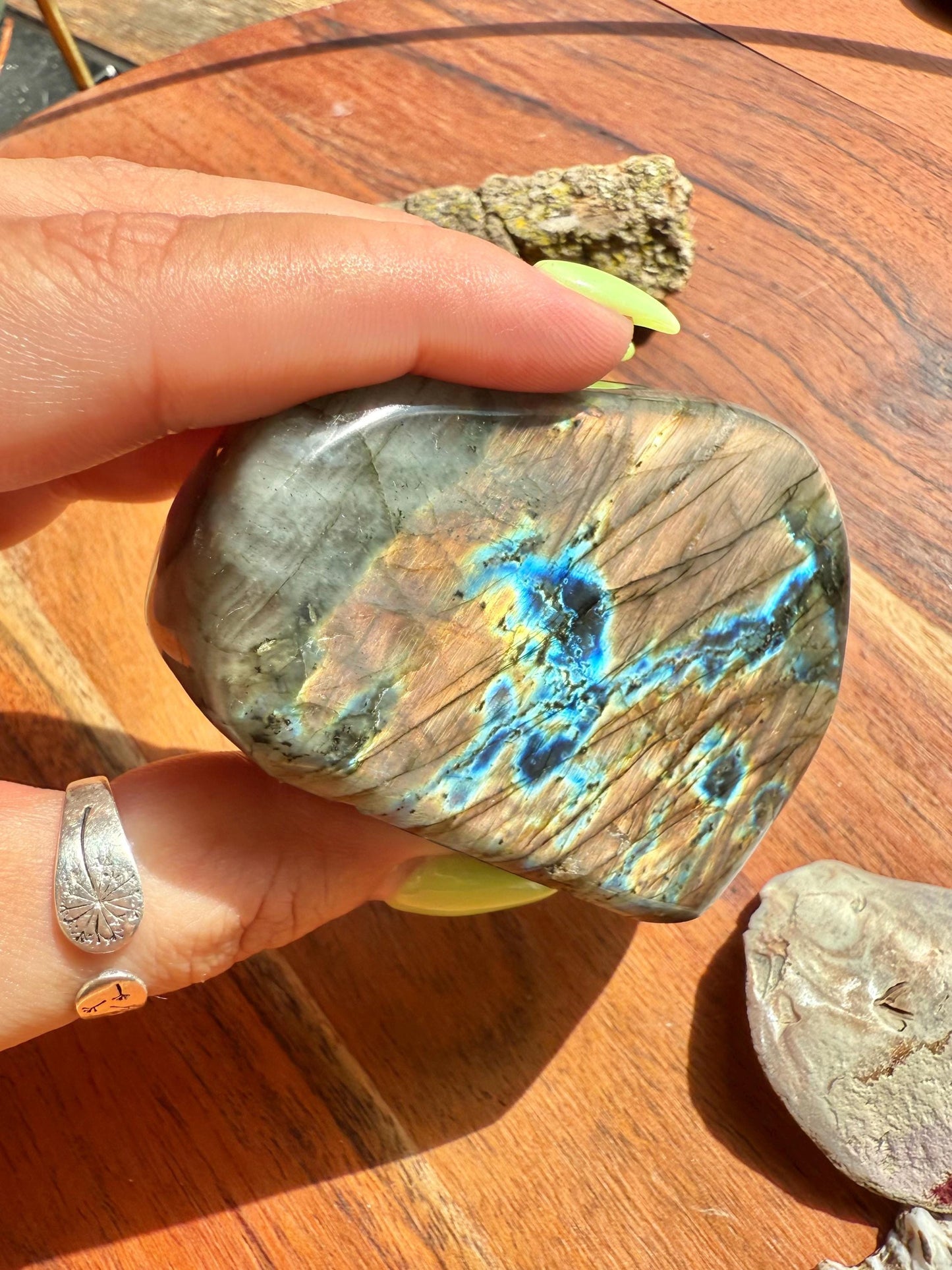 Rainbow Flash Labradorite Freeform
