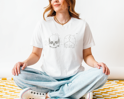 VINTAGE SKULL ANATOMY TEE