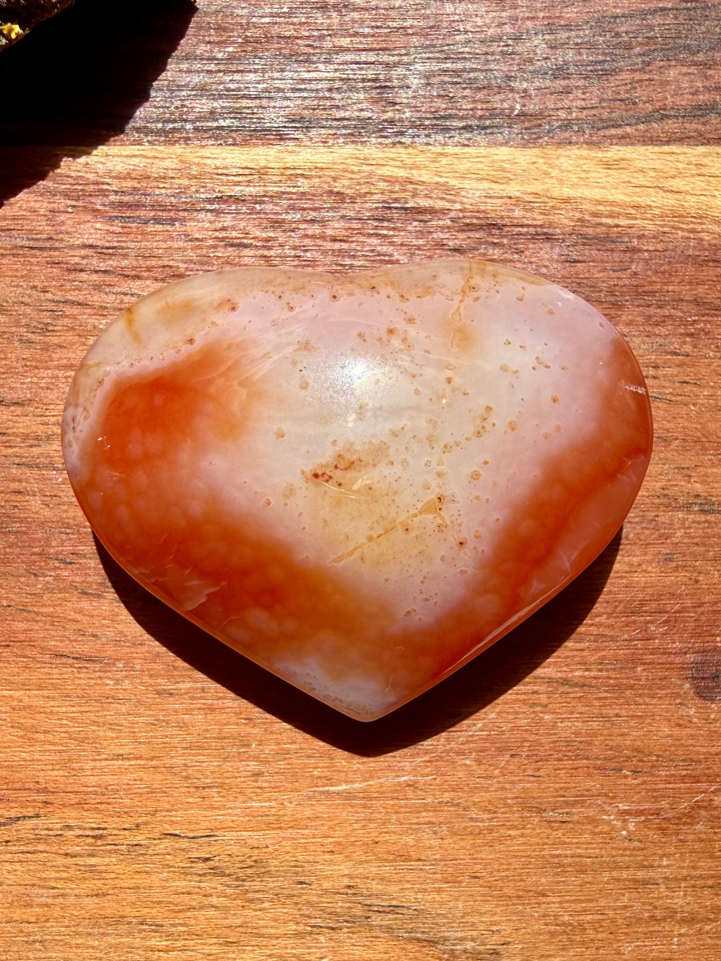 DRUZY CARNELIAN HEART