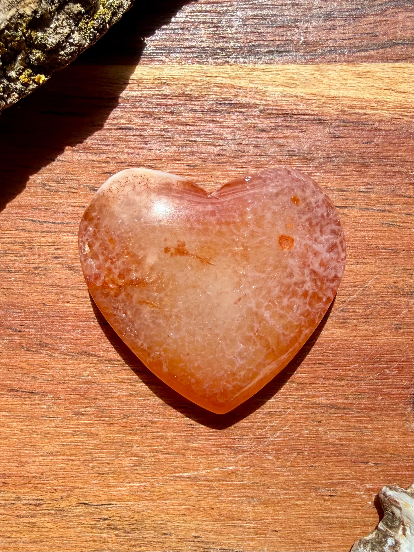 DRUZY CARNELIAN HEART