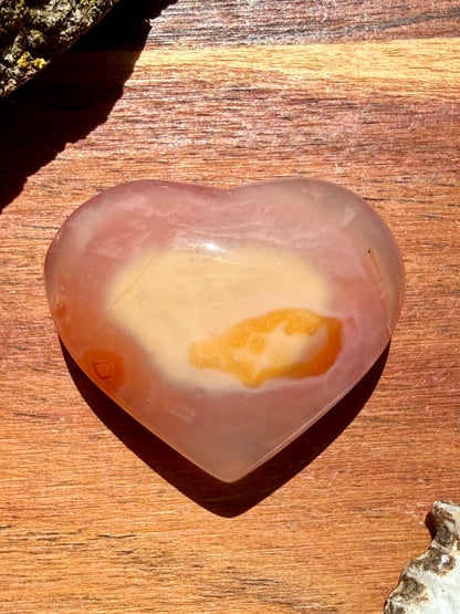DRUZY CARNELIAN HEART