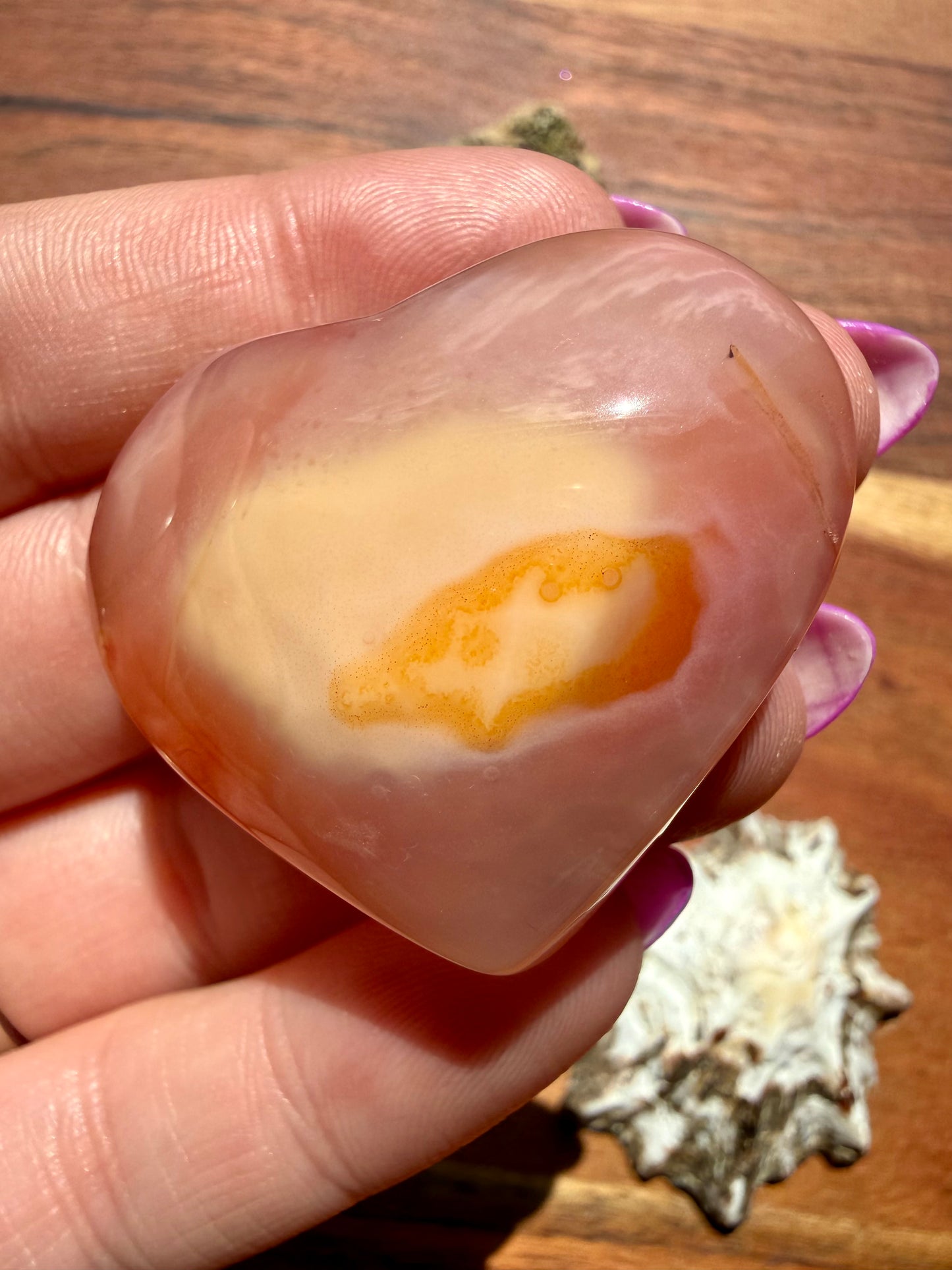 DRUZY CARNELIAN HEART