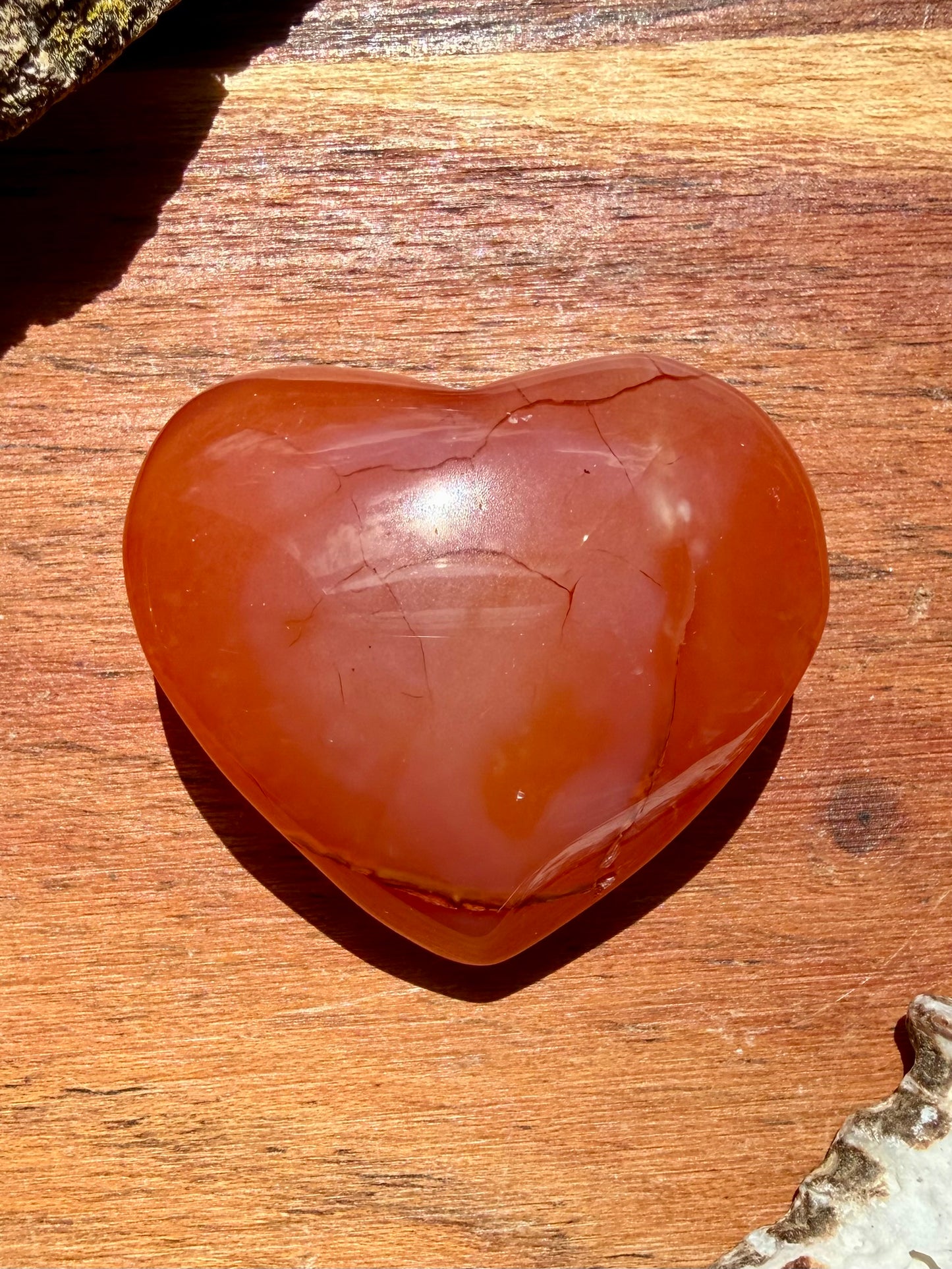 DRUZY CARNELIAN HEART