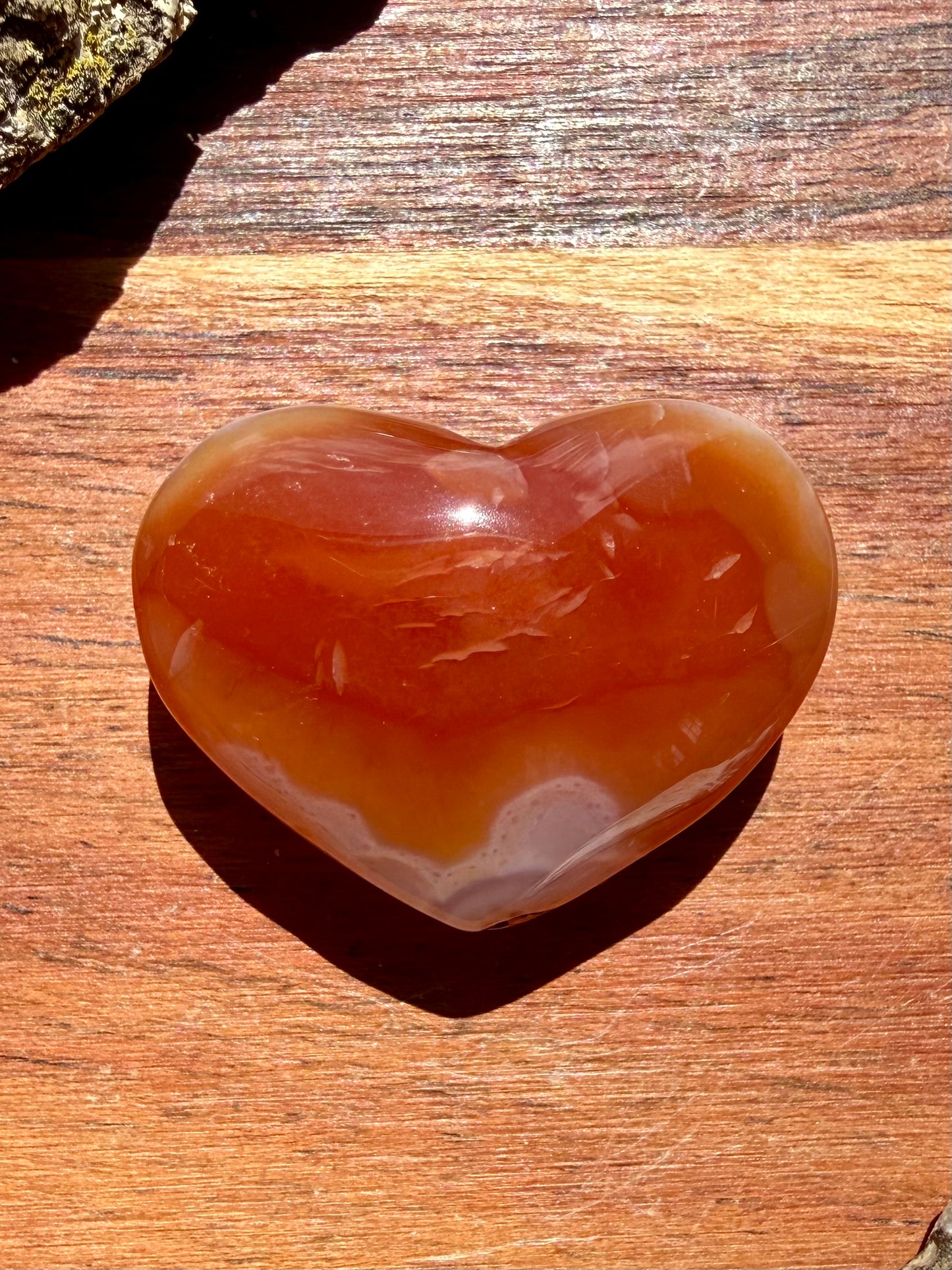 DRUZY CARNELIAN HEART