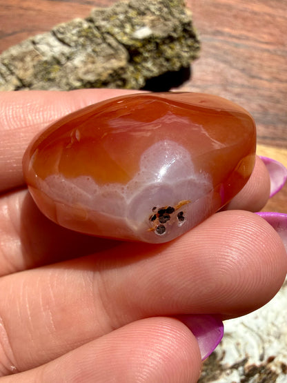 DRUZY CARNELIAN HEART
