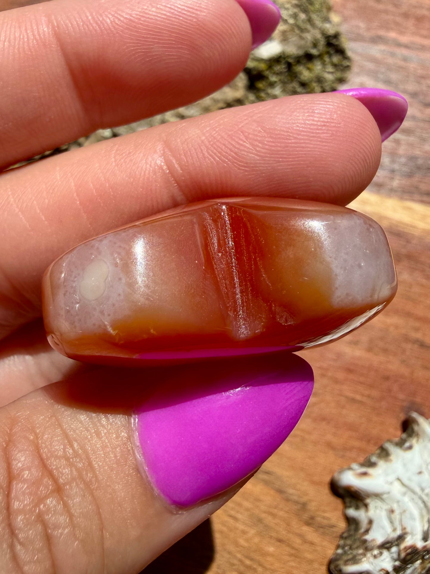 DRUZY CARNELIAN HEART