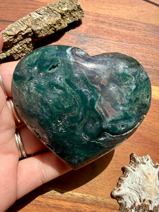 SEA JASPER HEART