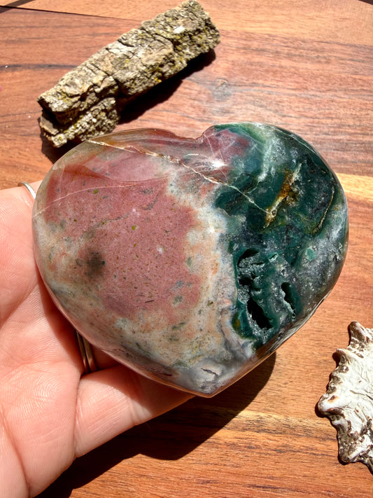 SEA JASPER HEART