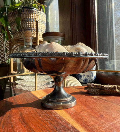 VINTAGE ONEIDA SILVERSMITH PEDESTAL BOWL