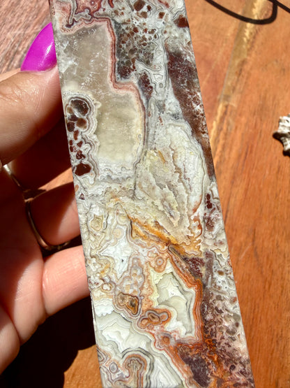 CRAZY LACE AGATE TOWER
