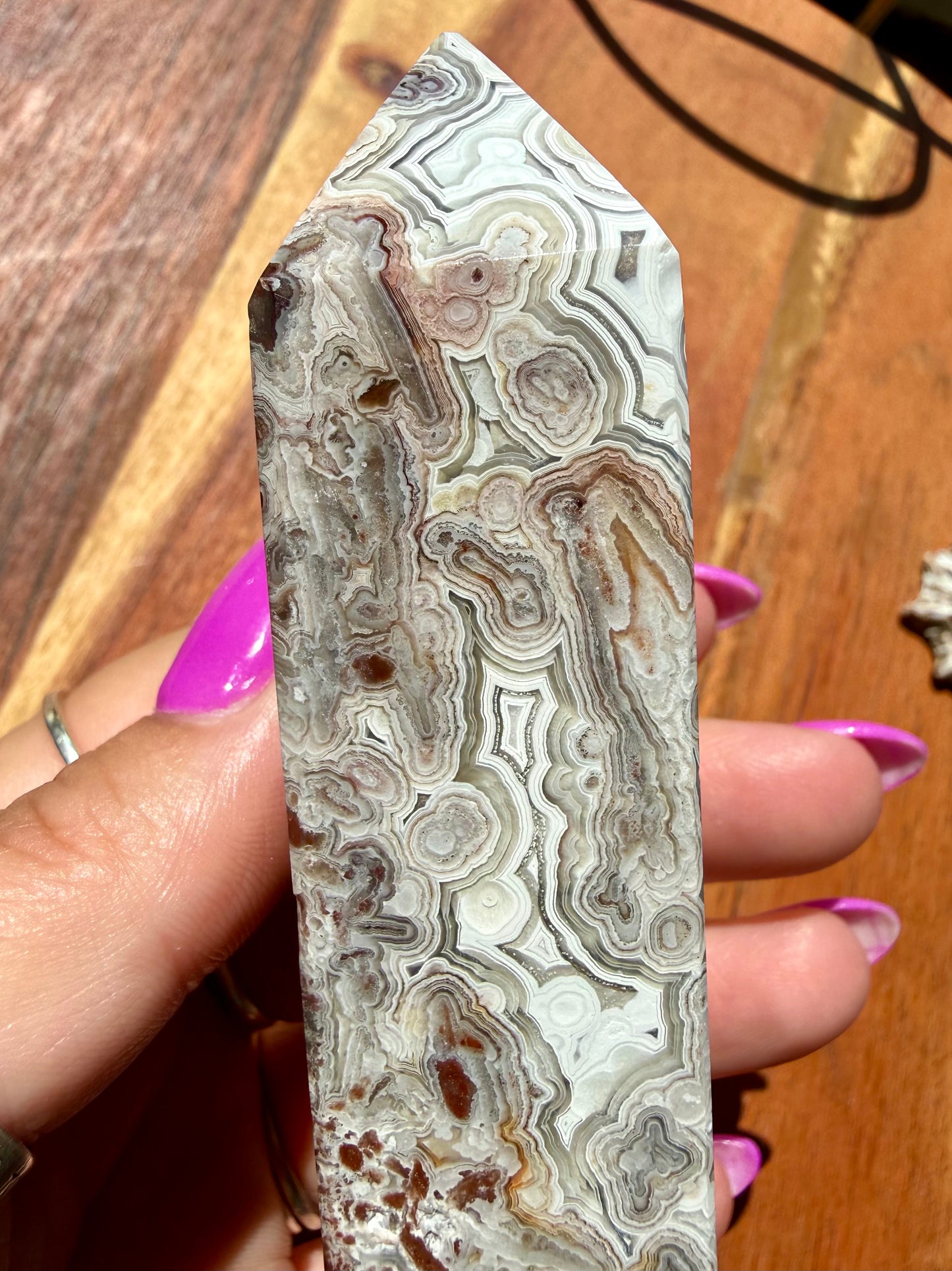 CRAZY LACE AGATE TOWER