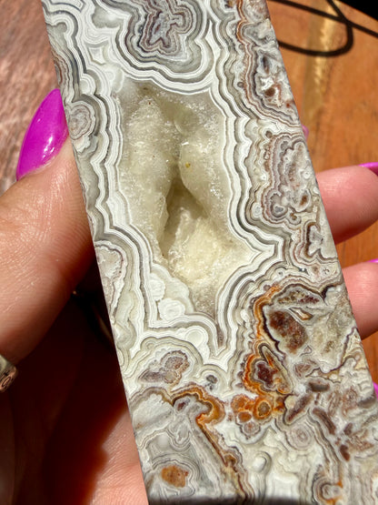 CRAZY LACE AGATE TOWER