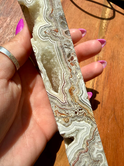 CRAZY LACE AGATE TOWER