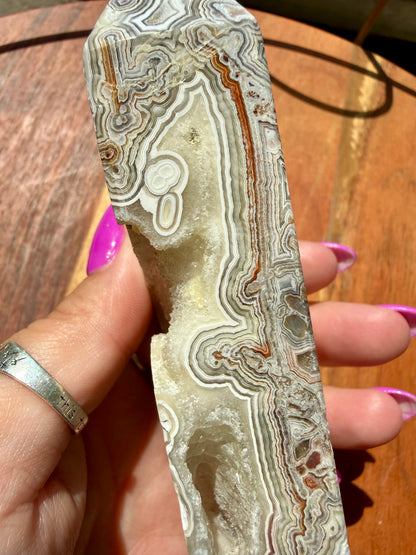 CRAZY LACE AGATE TOWER