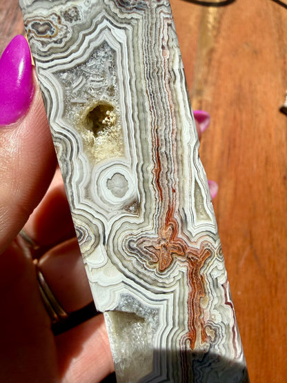 CRAZY LACE AGATE TOWER