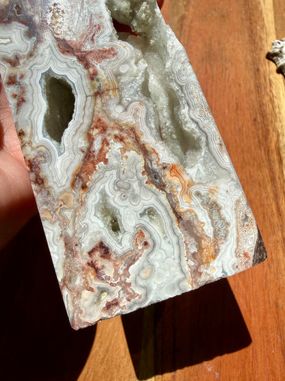 CRAZY LACE AGATE TOWER