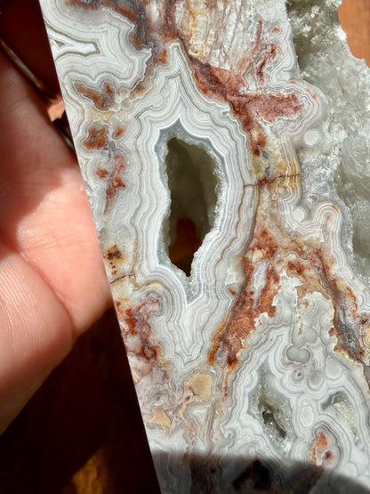 CRAZY LACE AGATE TOWER