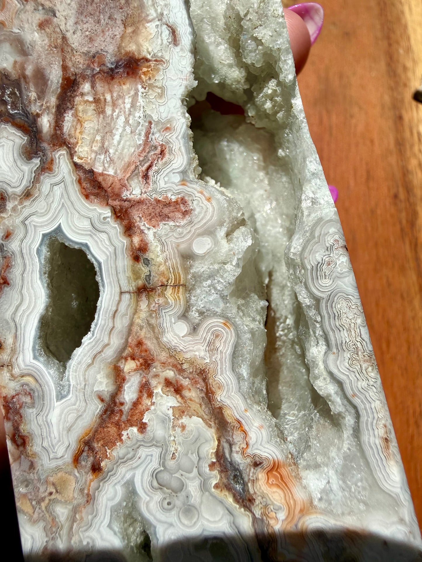 CRAZY LACE AGATE TOWER