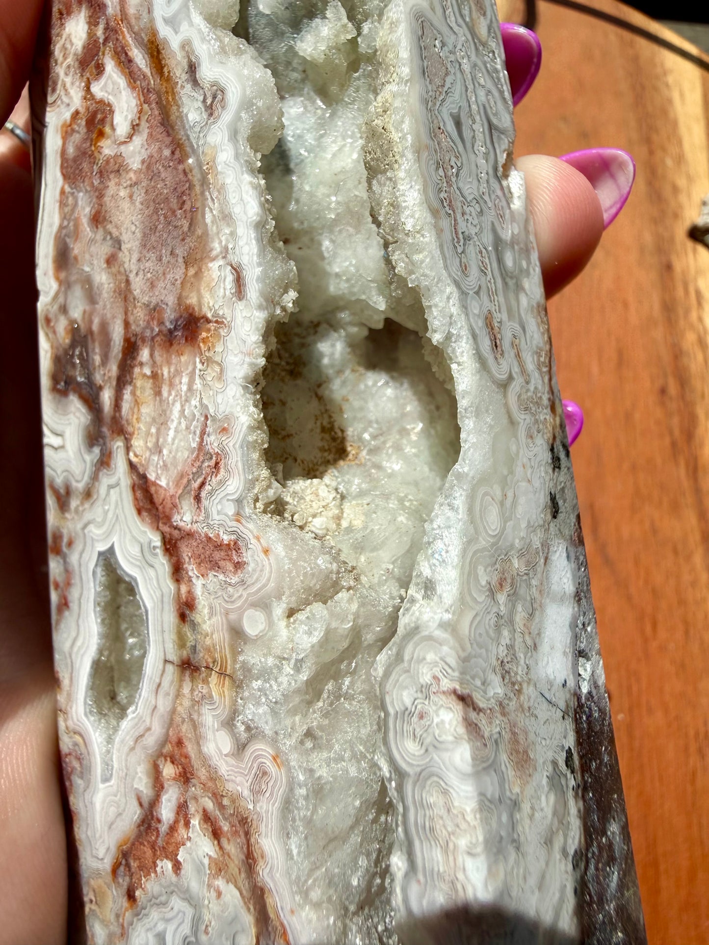 CRAZY LACE AGATE TOWER