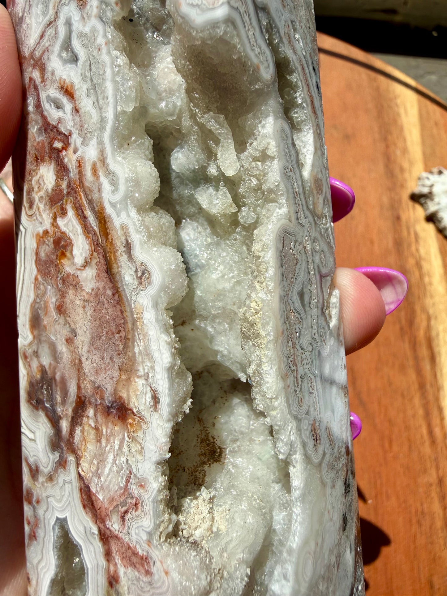 CRAZY LACE AGATE TOWER