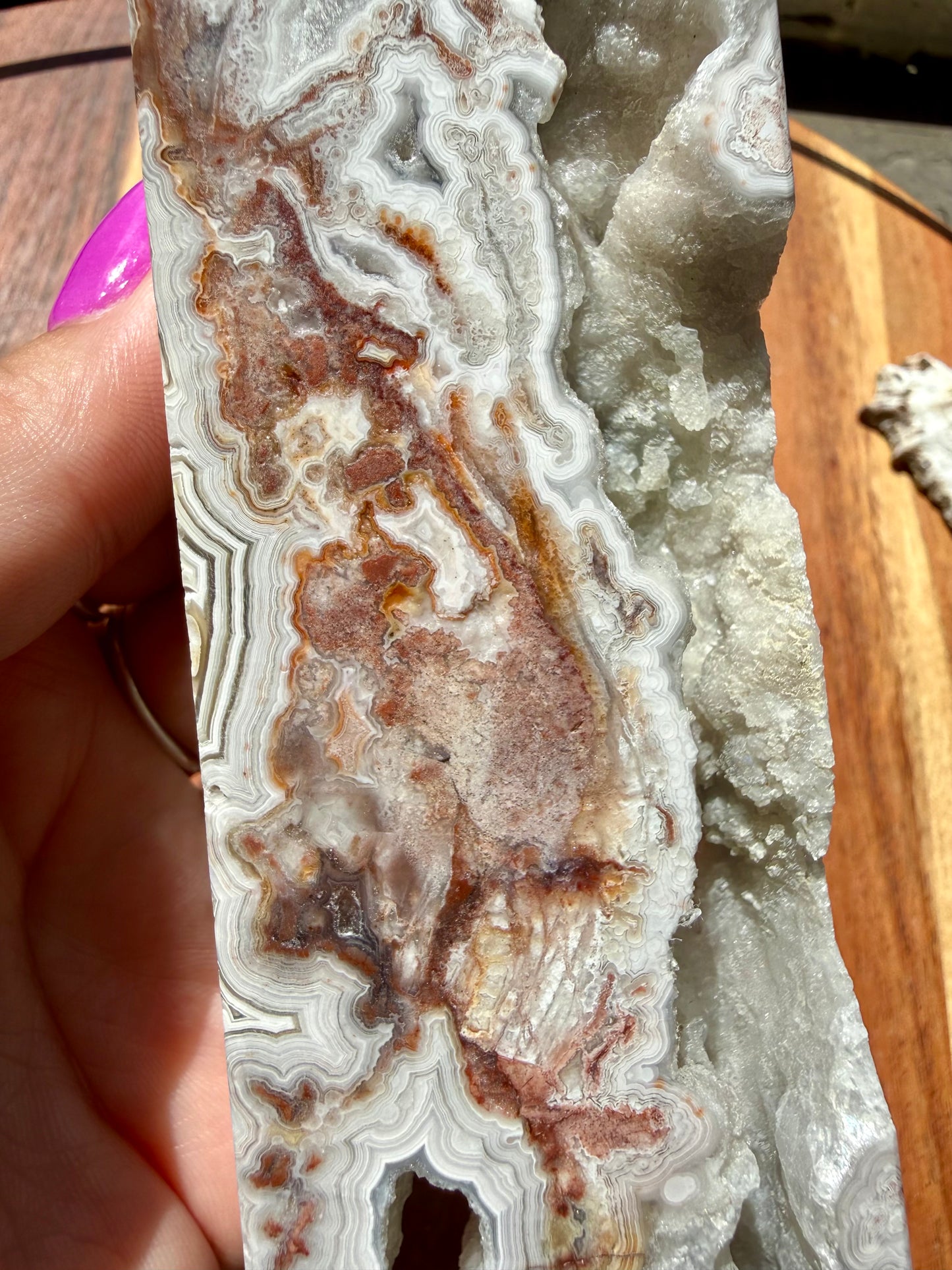 CRAZY LACE AGATE TOWER